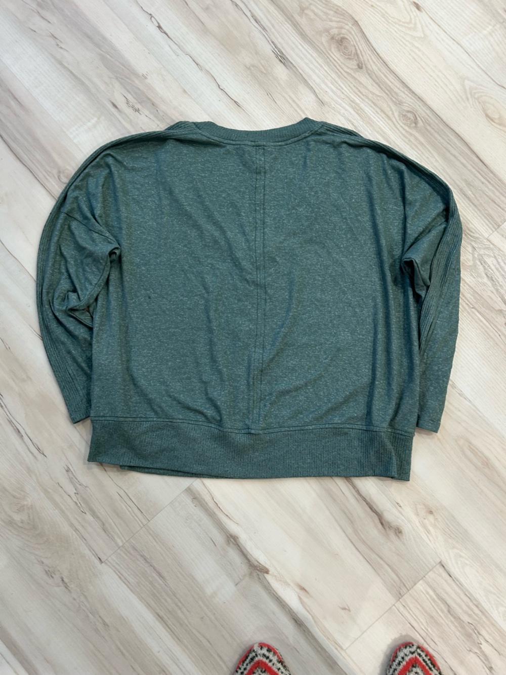 Buffalo David Bitton Forest Green V-Neck Sweater - Picture 3 of 3